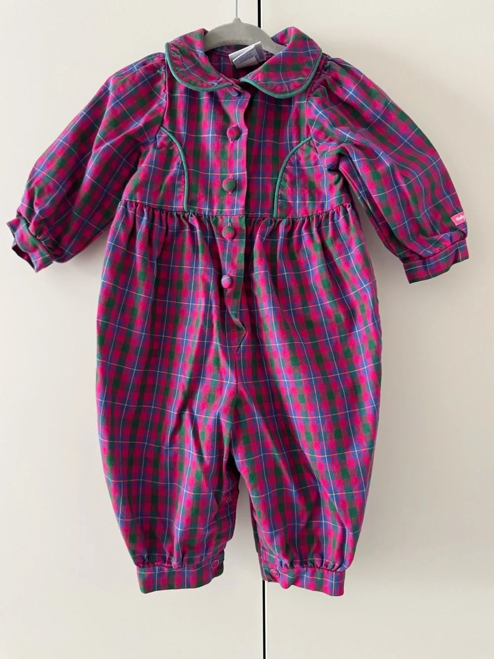 Vintage OshKosh Baby B’Gosh Bubble Romper - Plaid